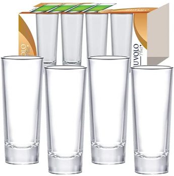 Jogo de Copo de Vodka Vodka Vidro 54ml 4 Peças, Ruvolo