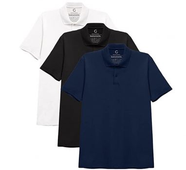 Kit 3 Camisa Polo Lisa, basicamente., Masculino