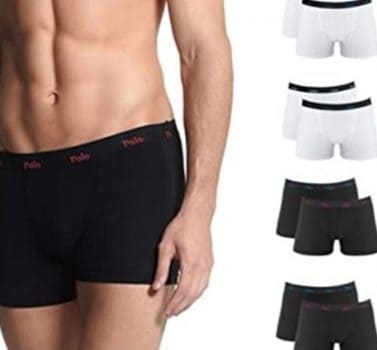 Kit com 8 Cuecas Boxer Cotton Comfort, Polo Match