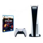 Kit Console Playstation 5 Disc Version + Jogo Marvel's Spider-Man: Miles Morales Edição Ultimate PlayStation 5