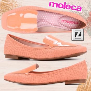 Mocassim Moleca Croco Verniz Feminino