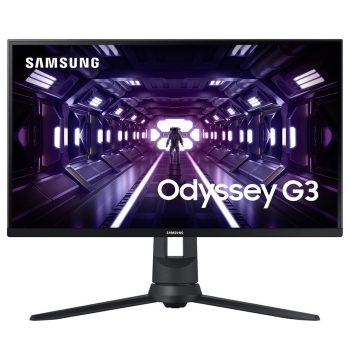 Monitor Gamer Samsung Odyssey G3, 27 Full HD, 144Hz, 1ms, FreeSync Premium, HDMI/Displayport, Ajuste de altura, Preto - LF27G35TFWLXZD
