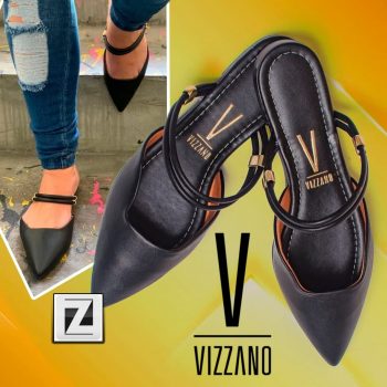 Mule Vizzano Tira Dupla Bico Fino