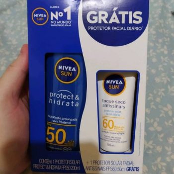 NIVEA SUN Kit Protetor Solar Protect & Hidrata FPS50 200ml + NIVEA SUN Facial FPS60 50gr, Nivea