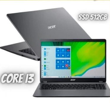 Notebook Acer Aspire 3 Intel Core i3-1005G1 8GB 512GB SSD W10 15,6'' A315-56-304Q - Cinza