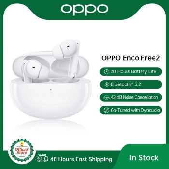 OPPO Enco Free 2 ANC Bluetooth 5.2 Earphones