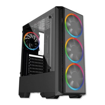 PC Gamer Skill AMD Athlon 3000G, RGB, 8GB DDR4, SSD 240GB, HD 1TB, Vídeo Integrado, Linux, Preto - 48994