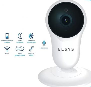 Camera de seg. wi-fi fixa com inteligencia de video HD ESC-WY3 - dcr-e: 2019/214711