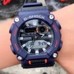 Relógio CASIO G-SHOCK masculino azul GA-900-2ADR