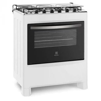 Fogão Electrolux 5 Bocas 76LBU com Queimadores Robustos – Branco