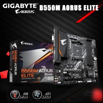 Placa Mãe Gigabyte B550M AORUS ELITE