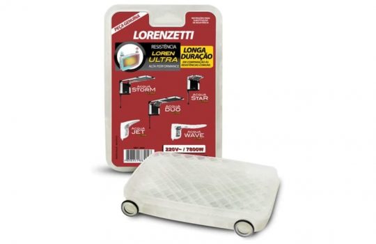 Resistência Acqua Ultra 220V 7800W 3065B, Lorenzetti, 7589117, Metal, Pequeno