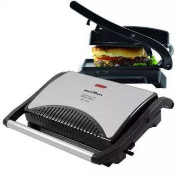 Grill Britânia Press Retangular 850W - Antiaderente