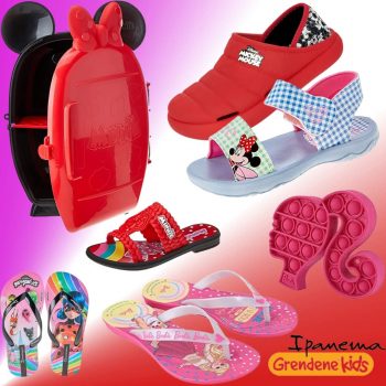 Seleção de Calçados Grendene e Ipanema Kids com até 40% OFF