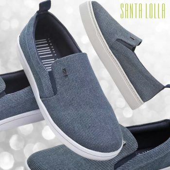 Slip On Santa Lolla Logo ou Jeans Azul