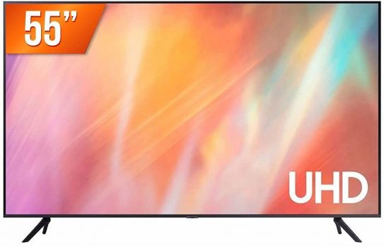 Smart TV LED 55” Samsung Crystal processor 4K 3HDMI 1USB Wifi Bluetooth