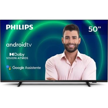 Smart TV LED Philips 50 4K, Wifi, Bluetooth, HDMI, Google Assistant, Preto - 50PUG7406/78