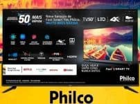 Smart Tv Philco 50" Resolução 4k Áudio Dolby - Tv Ptv50g70sblsg 4k Led