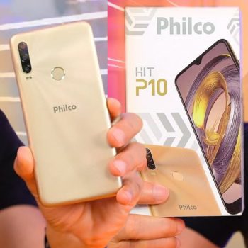 Smartphone Philco Hit P10 - 128GB, 4GB RAM, Octa-core, Tela 6,2, 3 Câmeras - Dark Blue