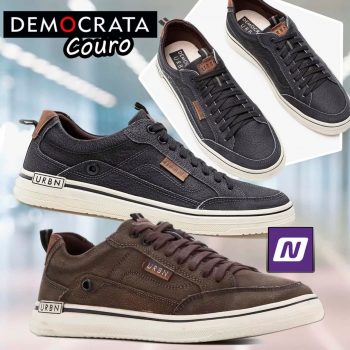 Tênis Couro Democrata Urban Wave Masculino