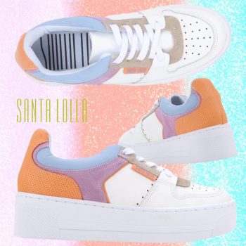 Tênis Santa Lolla Flatform Camurção Quartzo Feminino