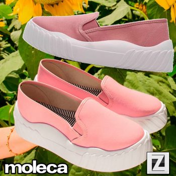 Tênis Slip On Moleca Liso Feminino