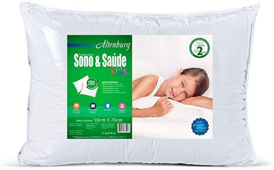 Travesseiro Sono e Saúde Kids Altenburg Liso Tecido