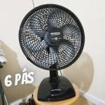 Ventilador de Mesa MONDIAL 110V, 30cm, 6 pás, Super Power - VSP-30-B