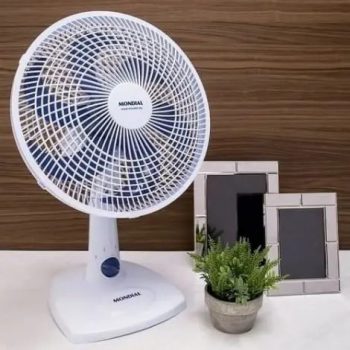 Ventilador de Mesa Mondial 220V, 30cm, 6 pás, Super Power - VSP-30-W