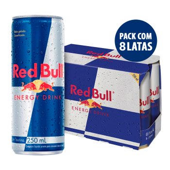 Energético Red Bull Energy Drink, 250ml (8 latas)