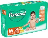 Fralda Descartável Soft and Protect Mega, Personal, Média, 54 unidades