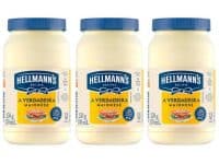 Kit Maionese Tradicional Hellmanns 250g - 3 Unidades