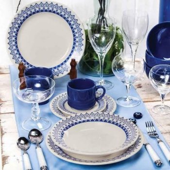 Aparelho de Jantar e Chá Biona Donna Grécia – 30 Peças