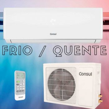 Ar Condicionado Split Consul Hi Wall 9000 BTUs Quente Frio CBP09CBBNA - 220V