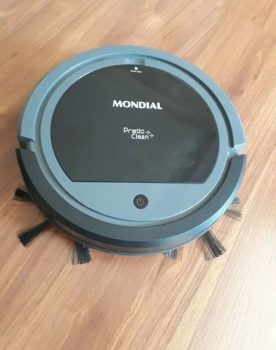 Aspirador de Pó Robô Mondial, Pratic Clean, Bivolt, Cinza/Preto, 30W (Exclusivo Amazon) - RB-1