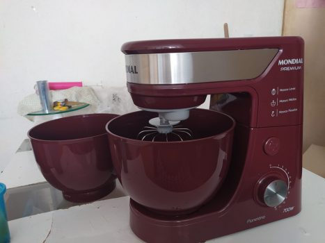 Batedeira Planetária Mondial 700W Premium - BP-01P-M 12 Velocidades