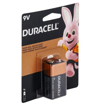 Bateria 9V DURACELL com 1 unidade