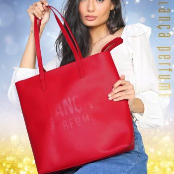 Bolsa Lança Perfume Logo Pink