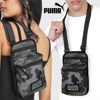 Bolsa Puma Academy Portable Preto/Verde