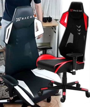 Cadeira Gamer XT Racer Reclinável Preta e Branca - Armor Series XTA150