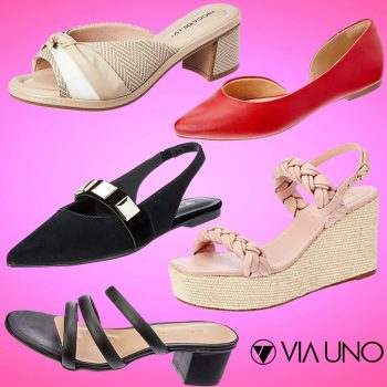 Calçados Femininos – Sandálias Via Uno com até 38% OFF