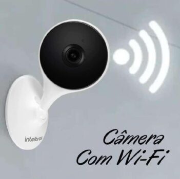 Câmera de Segurança Interna Izy Smart Compatível com Alexa Wi-fi IZC 1003 Branco Intelbras