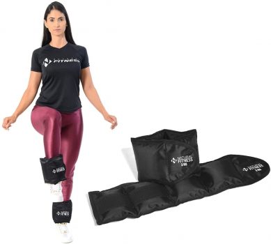 Caneleira de Peso Par 1 kg a 10 kg Par de Tornozeleiras