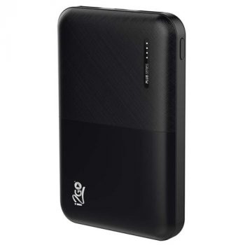 Carregador Portátil I2GO 5000mAh e 2 Saídas USB - Preto