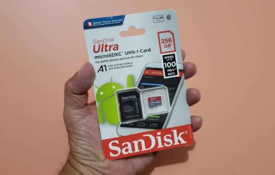 Cartão Micro SD SanDisk Ultra com Adaptador 256GB