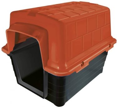Casinha Plástica Furacão Pet N.1.0, Vermelha Furacão Pet para Cães
