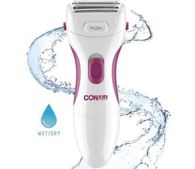 Conair Barbeador feminino sem fio duplo com aparador pop-up