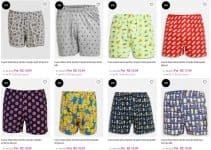 Cueca Masculina Samba Canção - Várias estampas