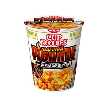 Cup Noodles Sabor Galinha Caipira Picante Nissin 68g