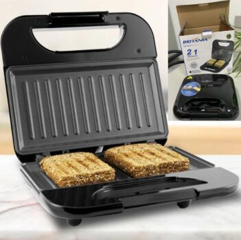 Grill Toast Britânia BGR01P Antiaderente Preto